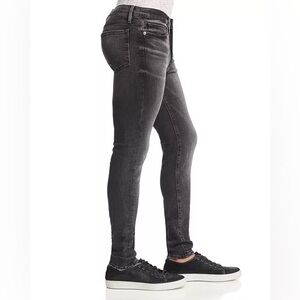 Frame Jagger True Skinny in Hubbel St faded dark gray wash